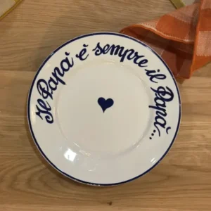 Assiette Il papa é sempre il papa popolo