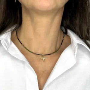 Collier Georgi Vert - Têtes Blondes