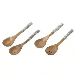 Couverts à Salade en Bois de Manguier