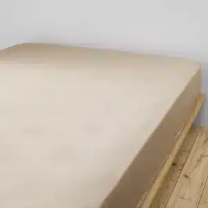 Drap Housse Gaze de Coton GAÏA Ficelle - L'Effet Papillon