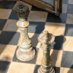 Décoration Pièce d'Échecs Antique