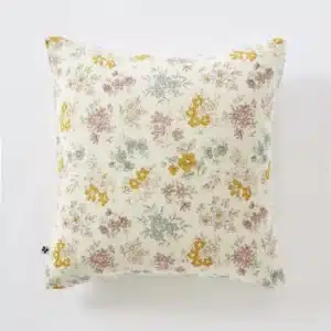 Taie d'Oreiller Gaze de Coton ADELE Pampa 60x60 - L'Effet Papillon