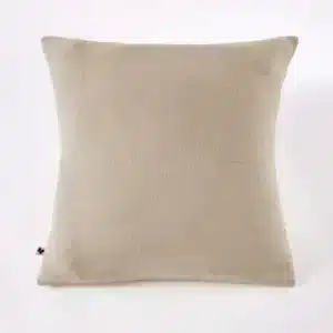 Taie d'Oreiller Gaze de Coton ALMA Ficelle 60x60 - L'Effet Papillon