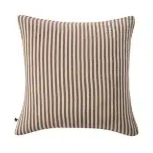 Taie d'Oreiller Gaze de Coton ROMIE Brun 60x60 - L'Effet Papillon