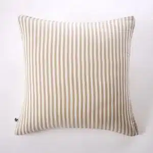 Taie d'Oreiller Gaze de Coton ROMIE Ficelle 60x60 - L'Effet Papillon
