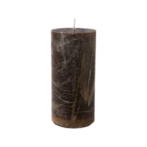 Bougie Pilier Marron 7x15