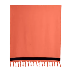 Drap de Plage Coton COPACABANA Mandarine - Haomy