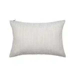 Housse de Coussin Extérieur Rayures CABANA Naturel 40x60 - Vent du Sud