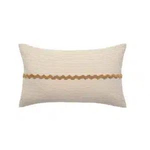 Housse de Coussin Lin et Coton LOU 30x50 Chanvre - Vent du Sud