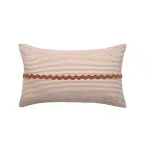 Housse de Coussin Lin et Coton LOU 30x50 Macchiato - Vent du Sud