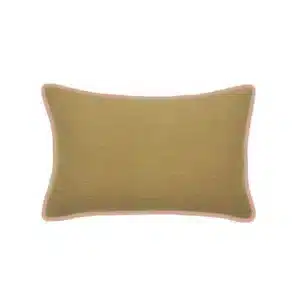 Housse de Coussin Coton PALAFITA Kaki 40x60 - Vent du Sud