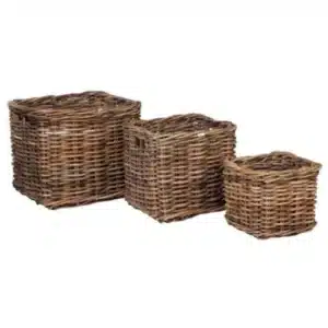 Panier Carré en Rotin POLUT