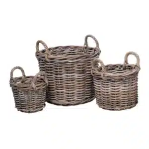 Panier en Rotin avec Anses POLUT