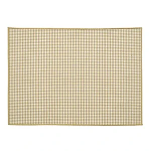 Set de Table Coton Enduit Carreaux VIC Kaki - Vent du Sud