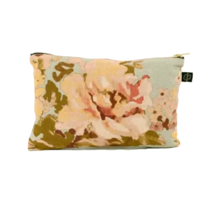 Trousse en Lin BOLOGNE Amande - Haomy