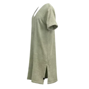 Tunique de plage en coton Milos Amande