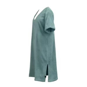 Tunique de plage en coton Milos Céladon