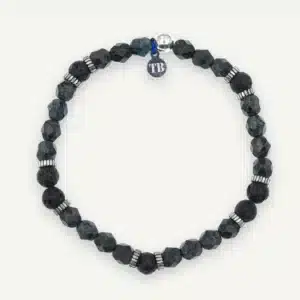 Bracelet Gentleman XL Noir Rock - Têtes Blondes