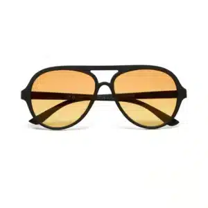Lunettes de Soleil Adulte ALESSIO Noir Verres Jaunes