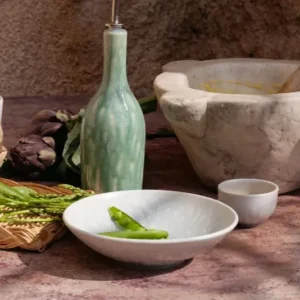 Assiette Creuse Grès Émaillé TOURRON Opale - Jars Céramistes