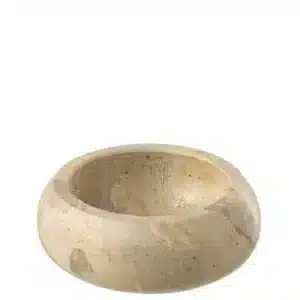 Bol Décoratif en Marbre Beige
