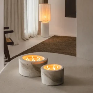 Bougie en Béton URBAN Écru - Mon Dada