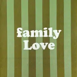 Serviettes Papier à Rayures "Family Love" | Jolies Trouvailles