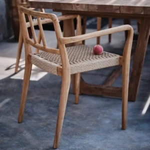 Fauteuil en Teck et Corde GALDANA