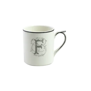 Mug Filet Manganèse Monogramme F - Gien