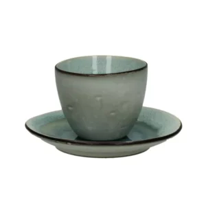 Tasse et Soucoupe en Grès KIMO - Pomax