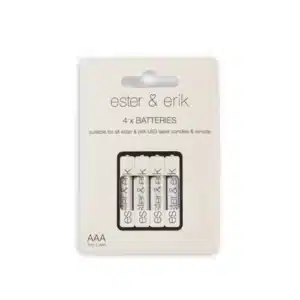 Piles AAA pour Bougie LED - Ester & Erik