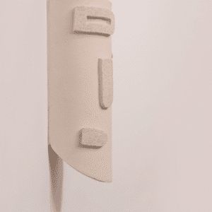Applique Murale en Céramique artisanale ROCHE Blanc