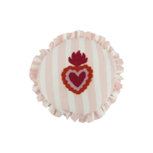 Coussin Trattoria Cœur Rose