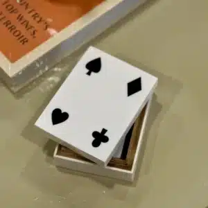 Étui de Cartes en Bois et Résine