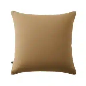 Taie d'Oreiller Gaze de Coton GAÏA Camel 60x60 - L'Effet Papillon