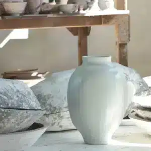 Vase en Céramique Artisan n°4 Blanc - Jars Céramistes