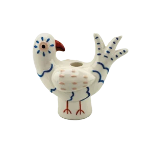 Bougeoir Oiseau en Faïence NAIF