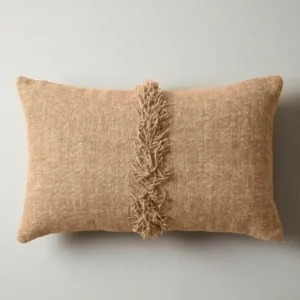 Housse de Coussin Velours FROU FROU 30x50 Sable - Vent du Sud