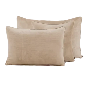 Housse de Coussin Velours Côtelé HAMBOURG Lin - Haomy