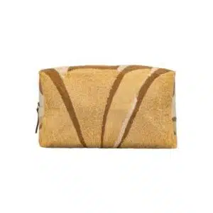 Petite trousse à maquillage détails brodés clark small Yellow