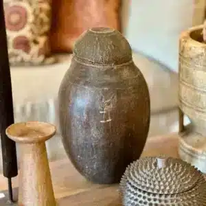Ancien Pot à Lait Traditionnel Borana d'Éthiopie - GM