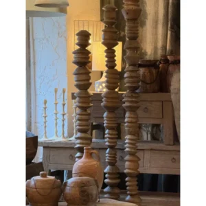 Colonne Totem de Poulies Africaines du Niger