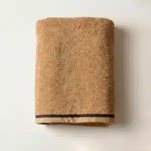 Serviette de Bain Éponge ISSAMBRE Camel - Vent du Sud