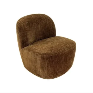 Fauteuil en Velours côtelé POP - Chocolat