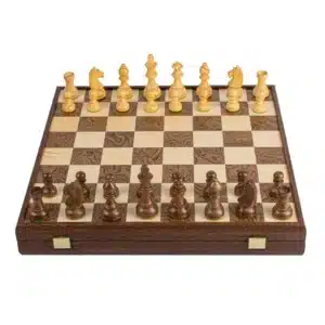 Jeu d'échecs Artisanal en Noyer