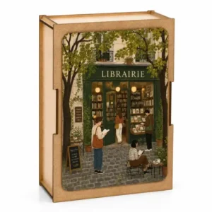 Mini Puzzle en Bois Librairie française