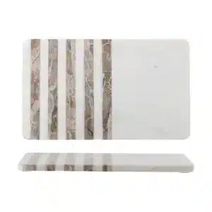 Planche en Marbre Rayures Novelle - Bloomingville