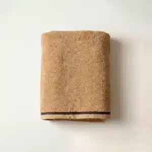 Serviette de Bain Éponge ISSAMBRE Camel - Vent du Sud