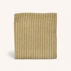 Serviette à Rayures Beiges FRIVOLE - Pomax