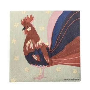 Serviettes en Papier Coq HANAIA - Bloomingville